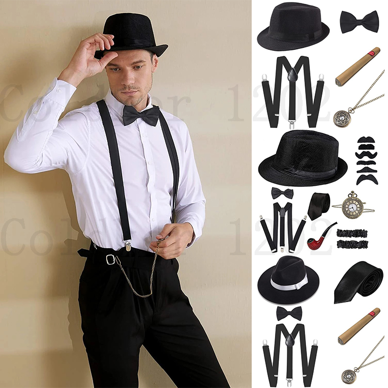 Men'S Accessories In The 1920S - Uwalnia statek Halloween 1920s mężczyzna Gatsby