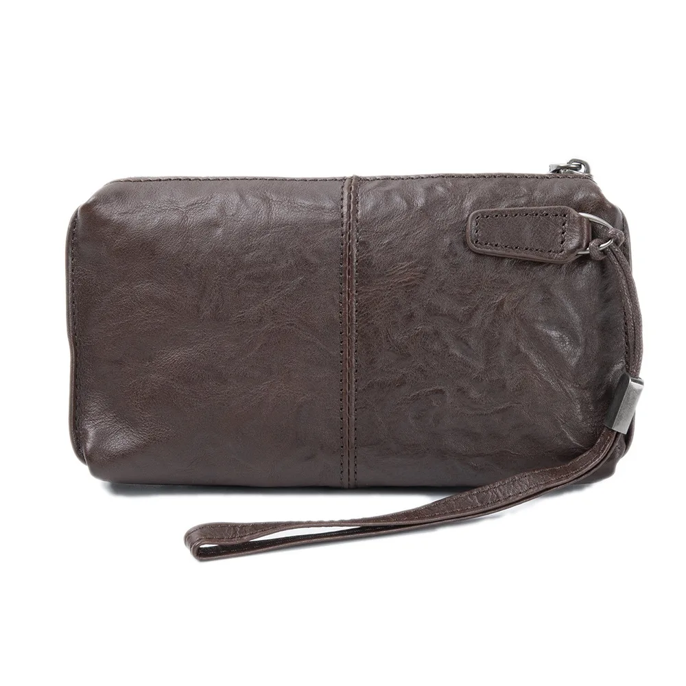 Travel Organizer Men - Męska portmonetka z bydlęcej skóry, męska