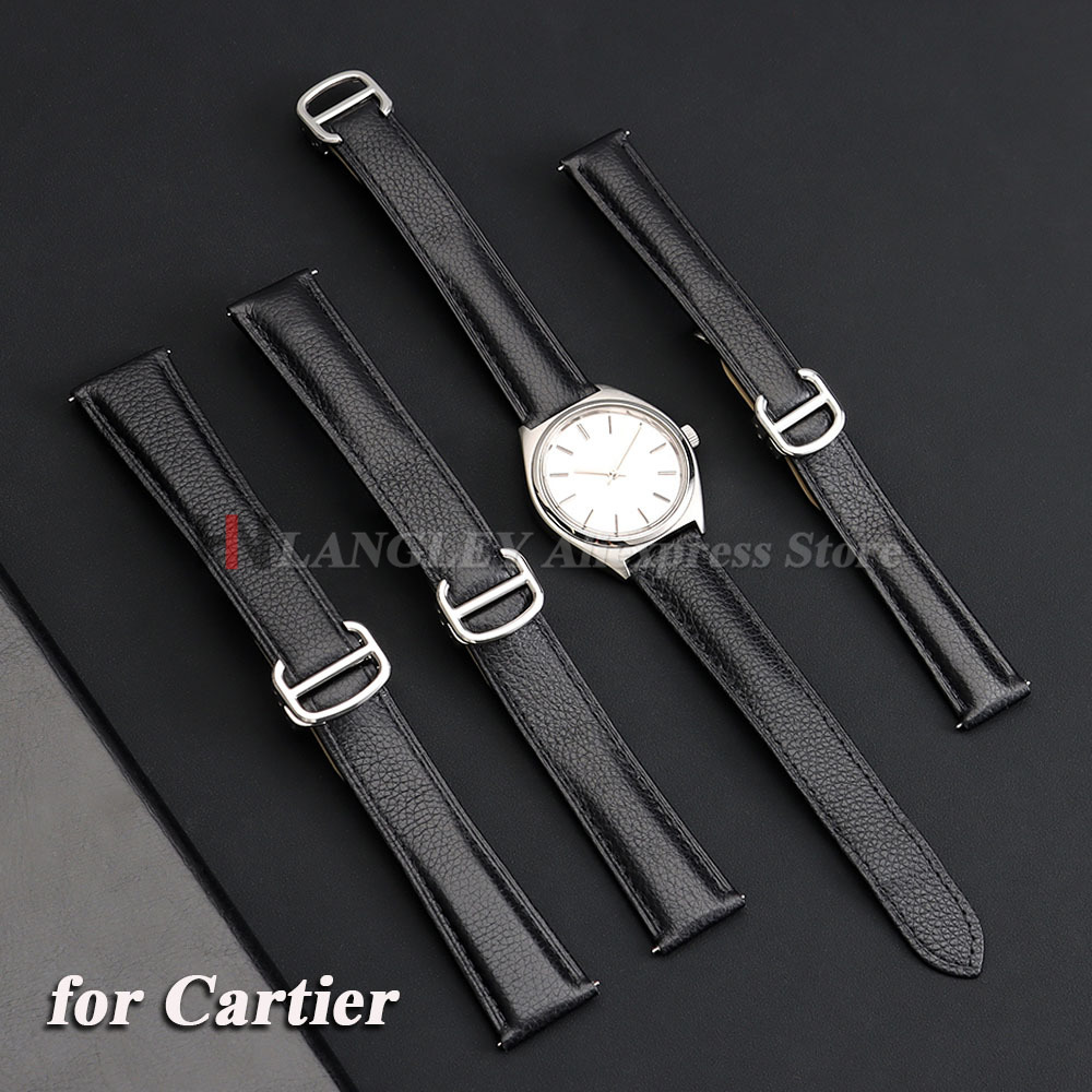 Men'S Accessories London - Pasek do zegarka z prawdziwej skóry