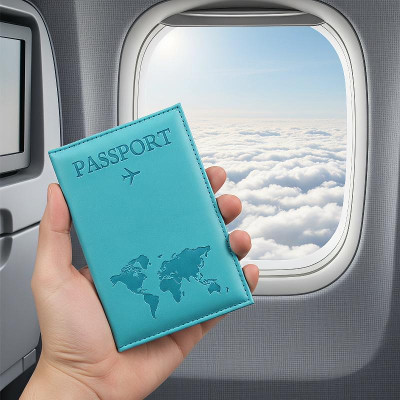 Travel Organizer Men - Etui na paszport z ekoskóry, odporne