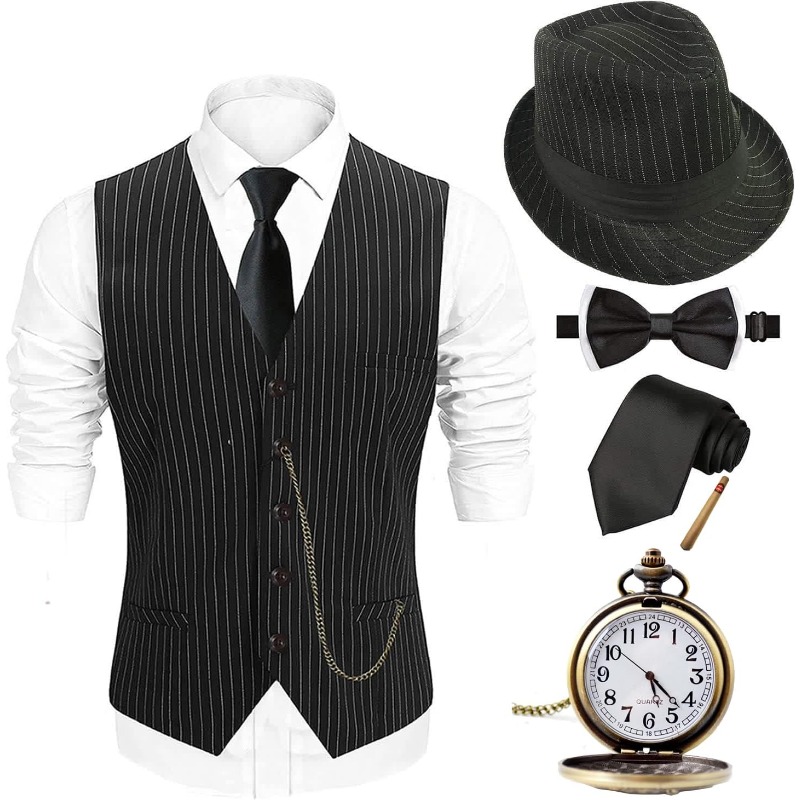 Men'S Accessories In The 1920S - Kostium męski na Halloween w stylu