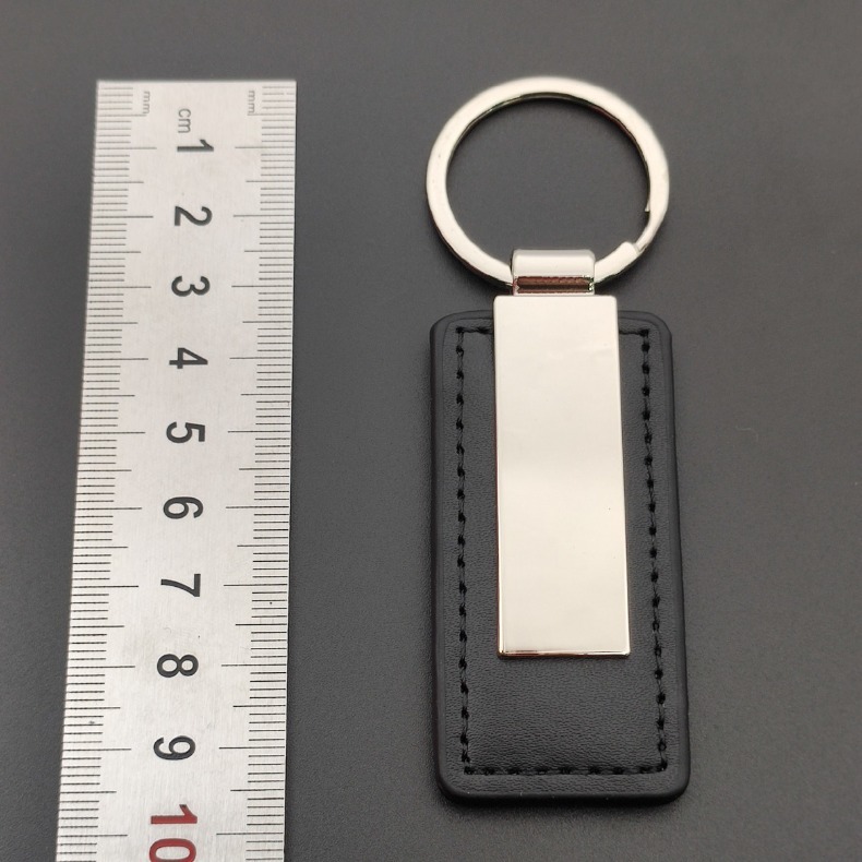 Men Accessories All - Skórzany brelok do kluczy ze stopem