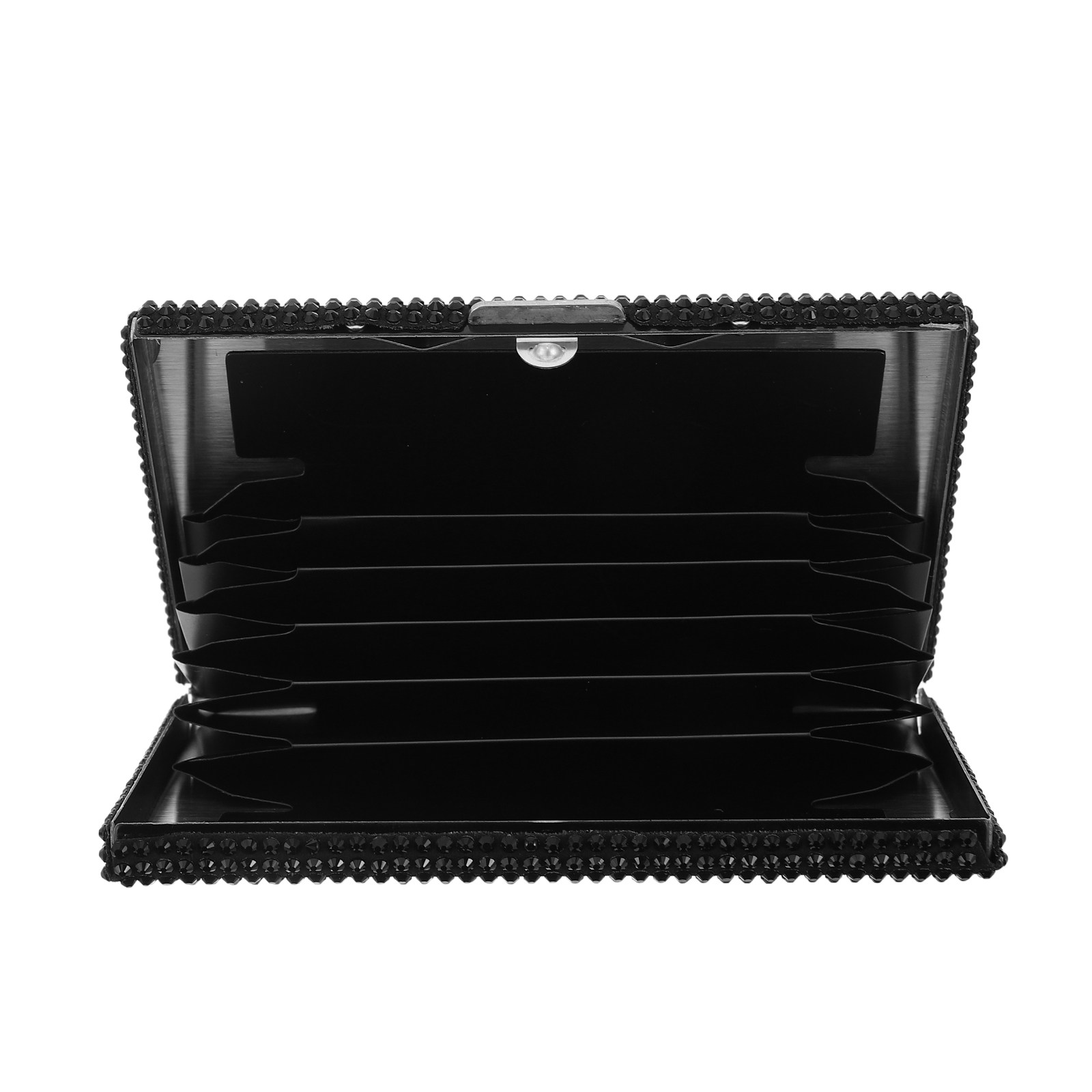 Travel Organizer Men - Eleganckie metalowe etui na wizytówki, ozdobione