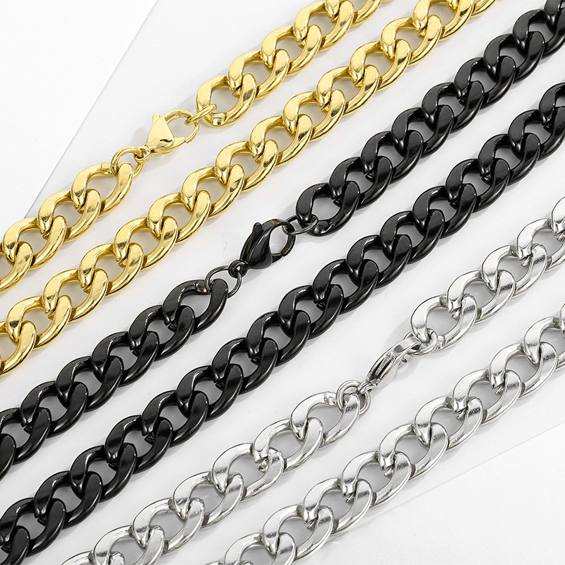Men Accessories Neck Chain - Naszyjnik męski ze stali nierdzewnej 316L,