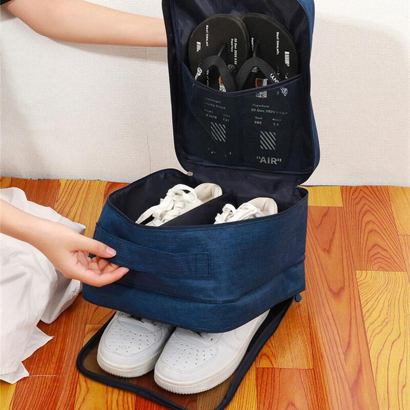Men'S Accessories Types - 3-warstwowa torba na buty podróżne pudełko