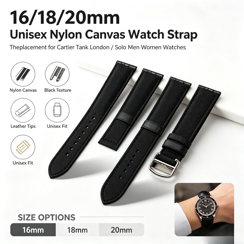 Men'S Accessories London - 16/18/20mm Unisex Miękki Nylonowy Pasek do