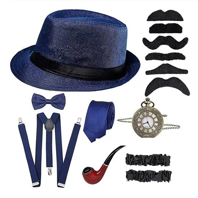 Halloween Cosplay 1920s zestaw – Men'S Accessories In The 1920S recenzja i cena