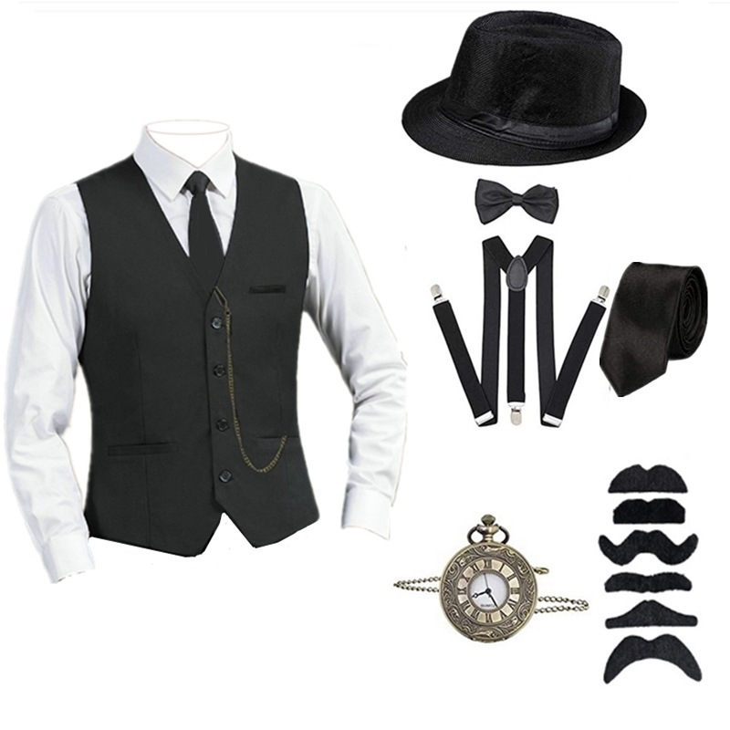 Kostium męski na Halloween w s – Men'S Accessories In The 1920S recenzja i cena