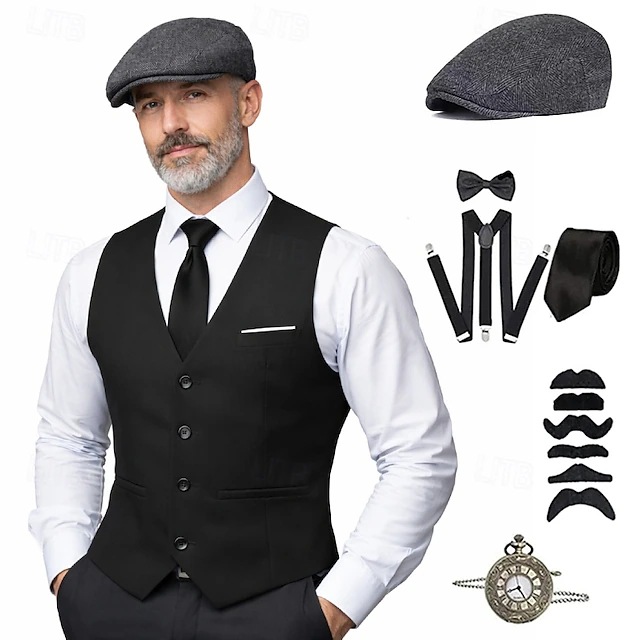 Męski kostium w rozmiarze plus – Men'S Accessories In The 1920S recenzja i cena