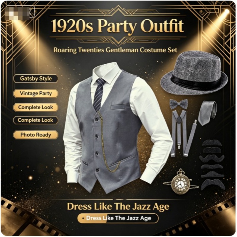 Męski zestaw akcesoriów w styl – Men'S Accessories In The 1920S recenzja i cena