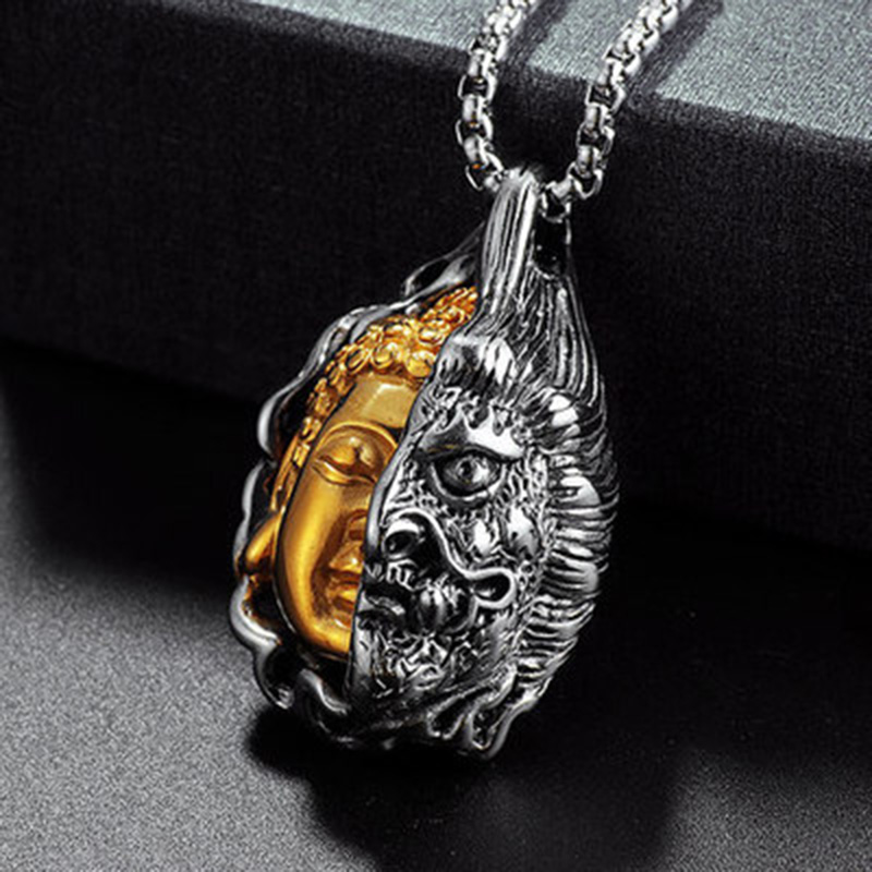 Nowy męski naszyjnik Gothic Bu – Men Accessories Neck Chain recenzja i cena
