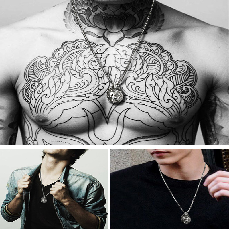 Nowy męski naszyjnik Gothic Bu – Men Accessories Neck Chain recenzja i cena