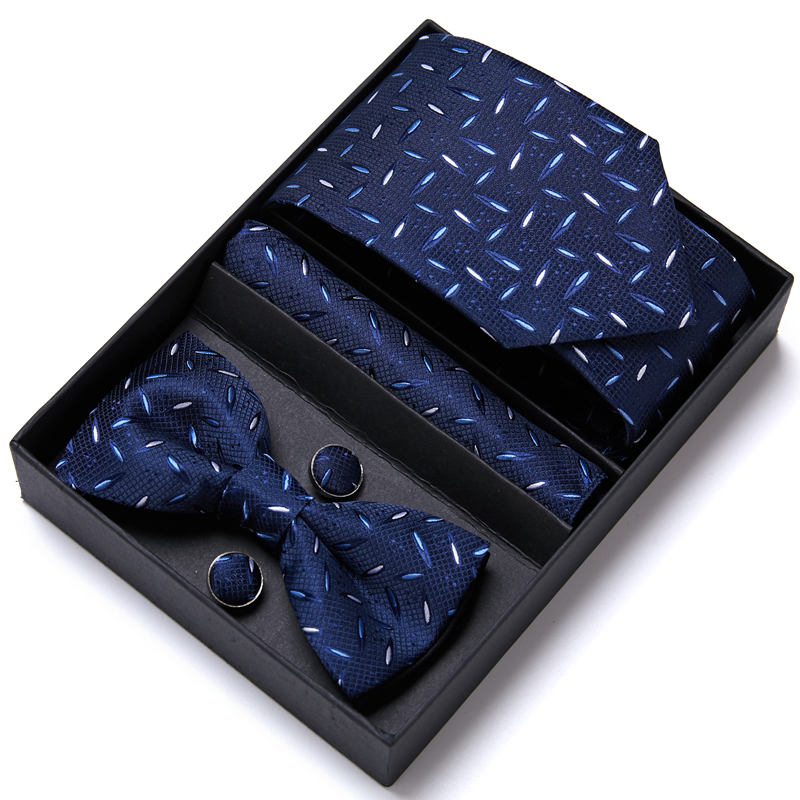 Krawat dla mężczyzn formalna s – Neck Tie Set Box recenzja i cena
