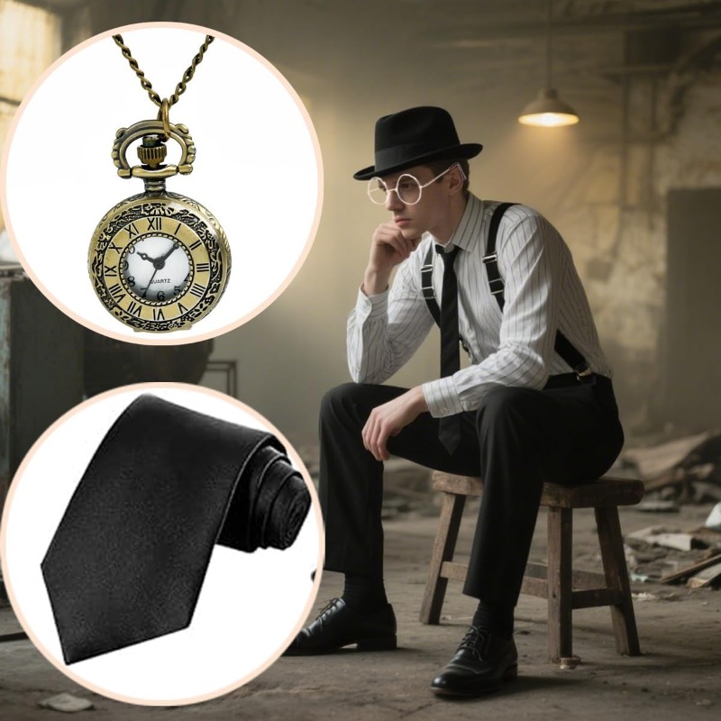 Zestaw akcesoriów do męskiego  – Men'S Accessories In The 1920S recenzja i cena